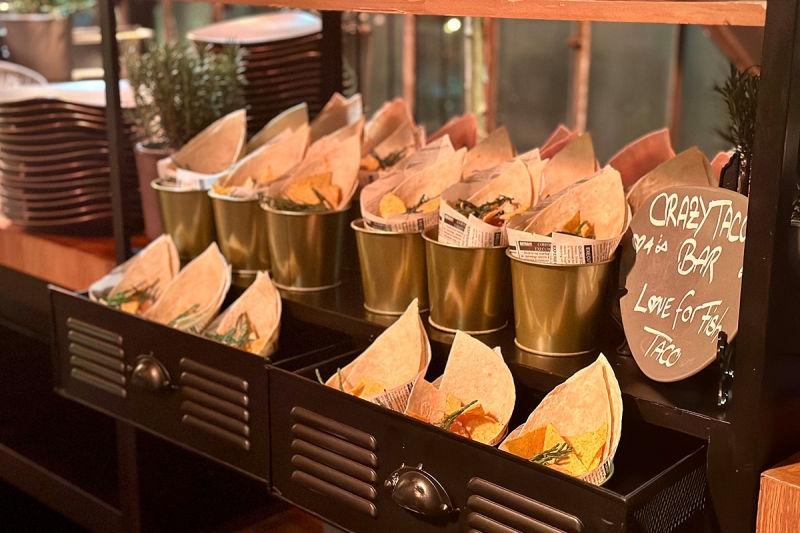 ELEMENTS Fisch Taco Catering Innovation Frankfurter Oosten